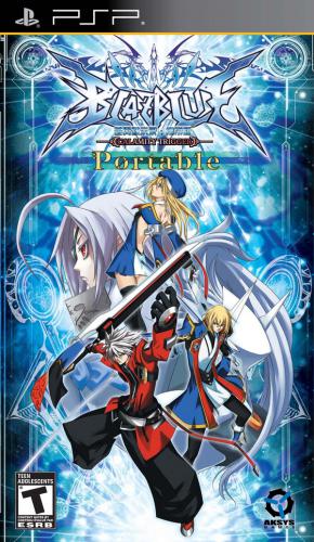 The coverart image of BlazBlue: Calamity Trigger Portable