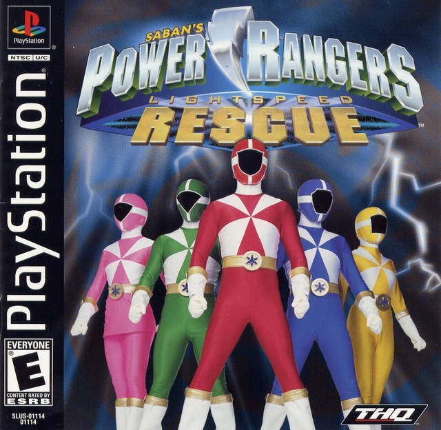 The coverart image of Power Rangers: Lightspeed Rescue