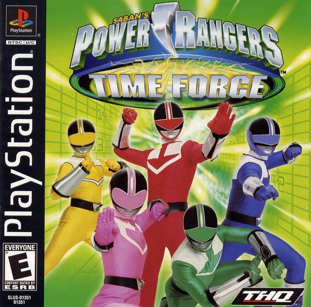 The coverart image of Power Rangers Time Force