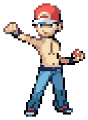 A picture of a shirtless boy from Pokemon My ass