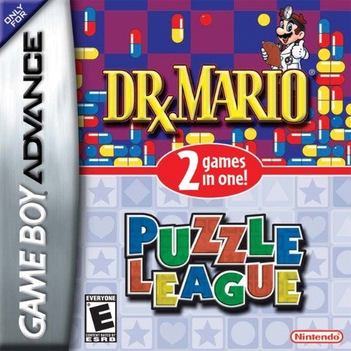 The coverart image of 2 in 1: Dr. Mario and Puzzle League