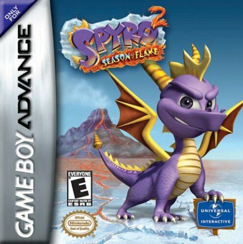 The coverart image of Spyro 2 Season of Flame