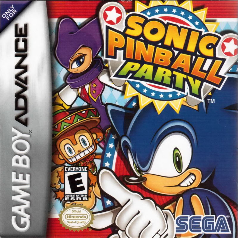 The coverart image of Sonic Pinball Party