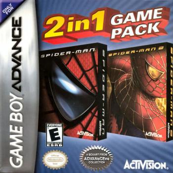 The coverart image of 2 in 1 GamePack: Spider-Man + Spider-Man 2