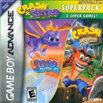 The coverart image of Crash & Spyro Superpack: The Huge Adventure + Season of Ice