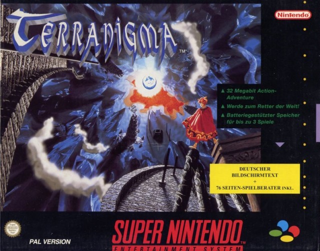 The coverart image of Terranigma (NTSC + 8x16 Font)