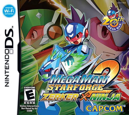 The coverart image of Mega Man Star Force 2: Zerker x Ninja