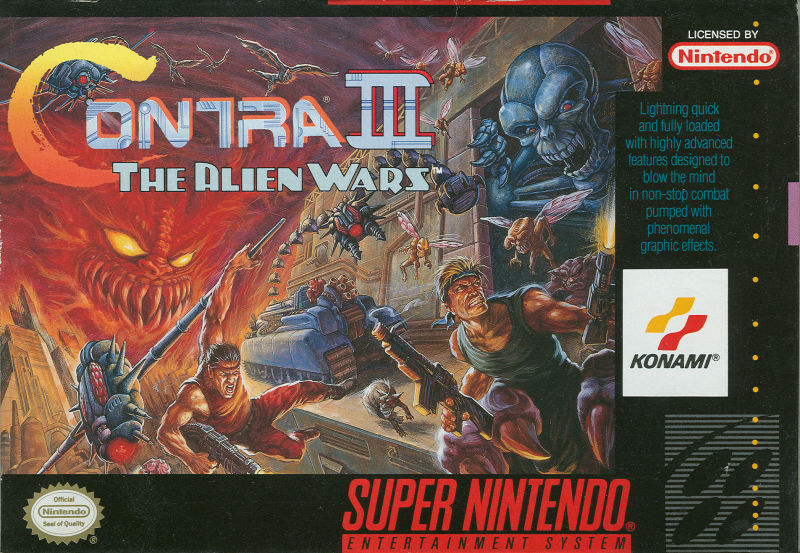 The coverart image of  Contra III: The Alien Wars