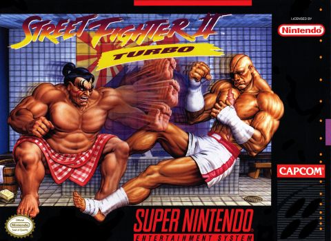 The coverart image of Street Fighter II Turbo: Hyper Fighting