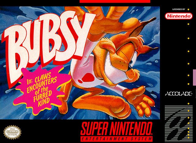 The coverart image of Bubsy in Claws Encounters of the Furred Kind
