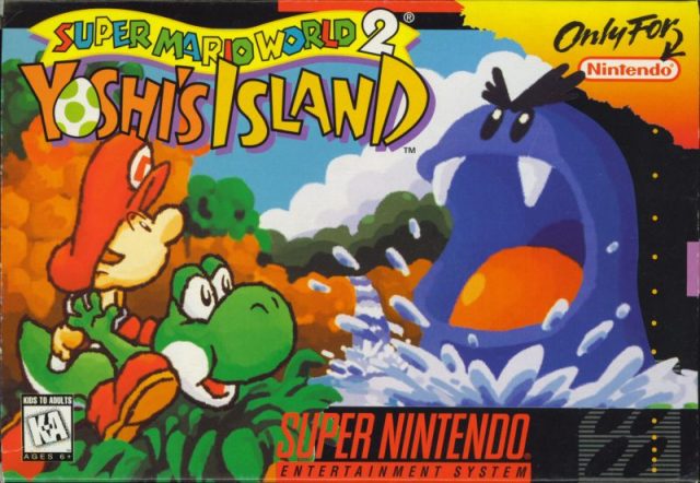 The coverart image of Super Mario World 2: Yoshi's Island