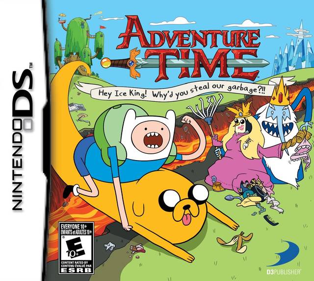 The coverart image of Adventure Time: Hey Ice King! Why'd You Steal Our Garbage!
