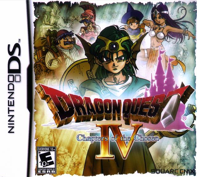 The coverart image of Dragon Quest IV (USA) Party Chat Enabled