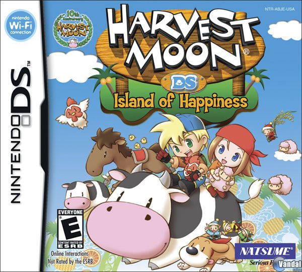 The coverart image of Harvest Moon DS: Island of Happiness