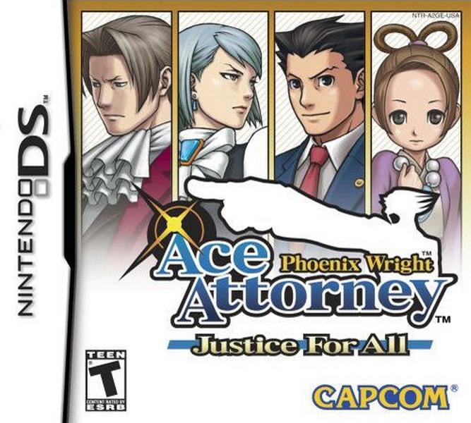 The coverart image of Phoenix Wright: Ace Attorney Justice For All