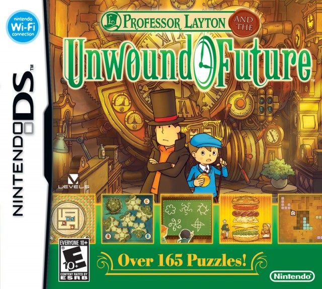 The coverart image of Professor Layton and the Unwound Future