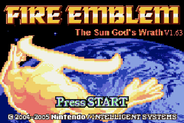 The coverart image of Fire Emblem: The Sun God's Wrath (Hack)