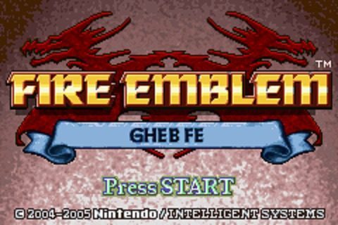 The coverart image of Fire Emblem: GhebFE (Hack)