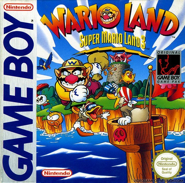 The coverart image of Wario Land: Super Mario Land 3