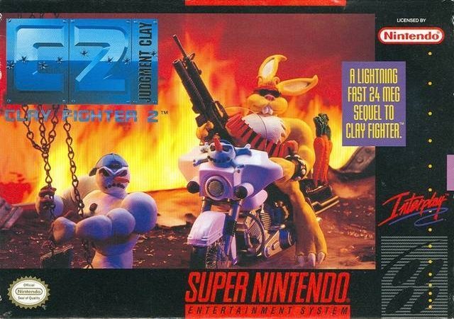 The coverart image of ClayFighter 2: Secret Chars + Easy moves