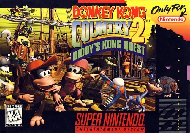 The coverart image of Donkey Kong Country 2: Diddy's Kong Quest