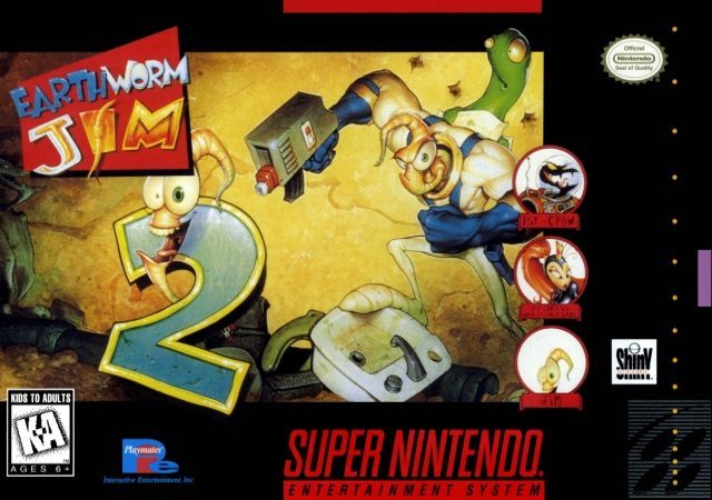 The coverart image of Earthworm Jim 2