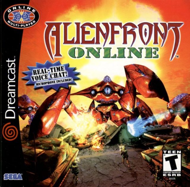 The coverart image of Alien Front Online