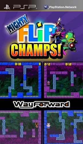 The coverart image of Mighty Flip Champs! DX