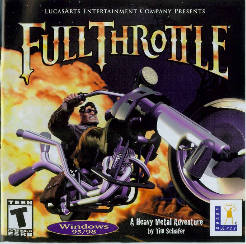 The coverart image of Full Throttle