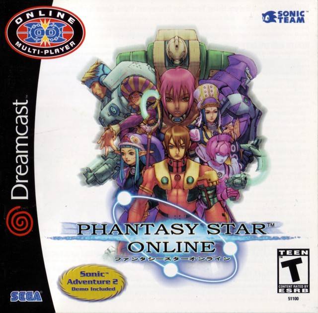 The coverart image of Phantasy Star Online