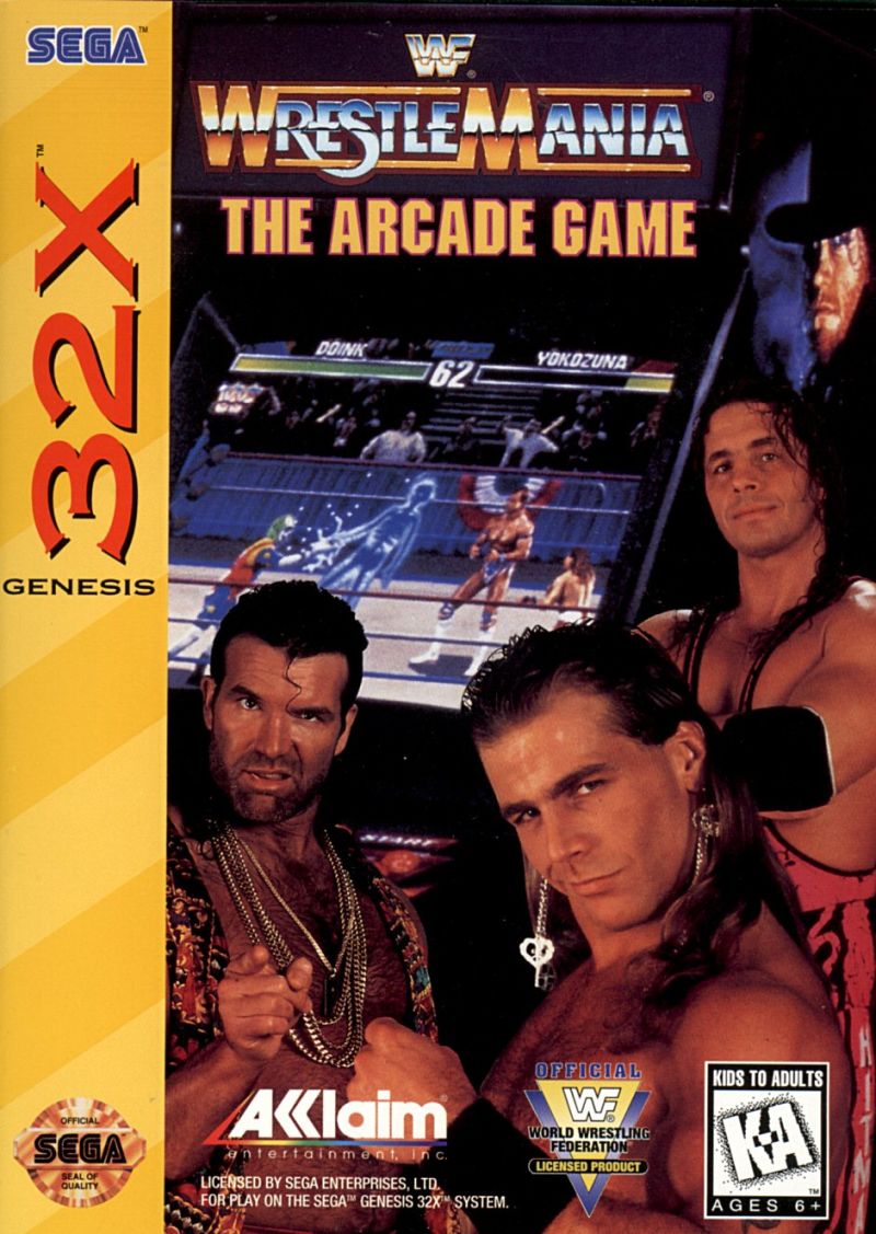 The coverart image of WWF Wrestlemania Arcade