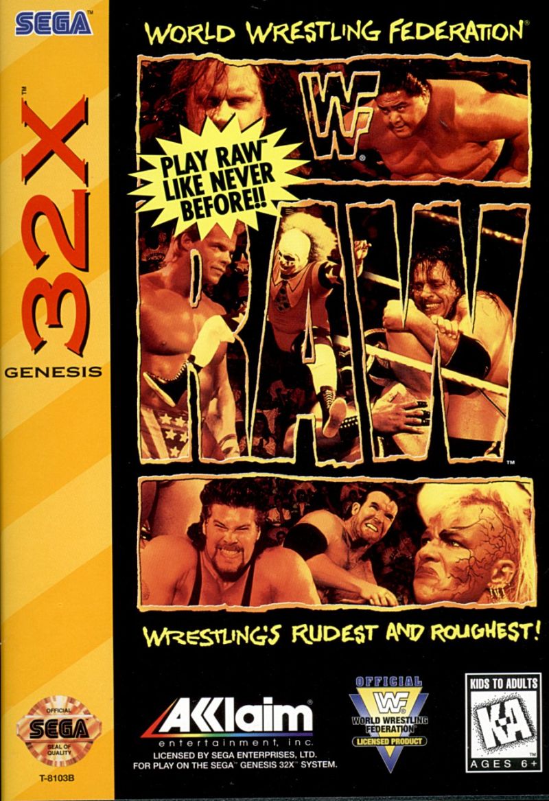 WWF RAW (32X) ROM Download - CDRomance