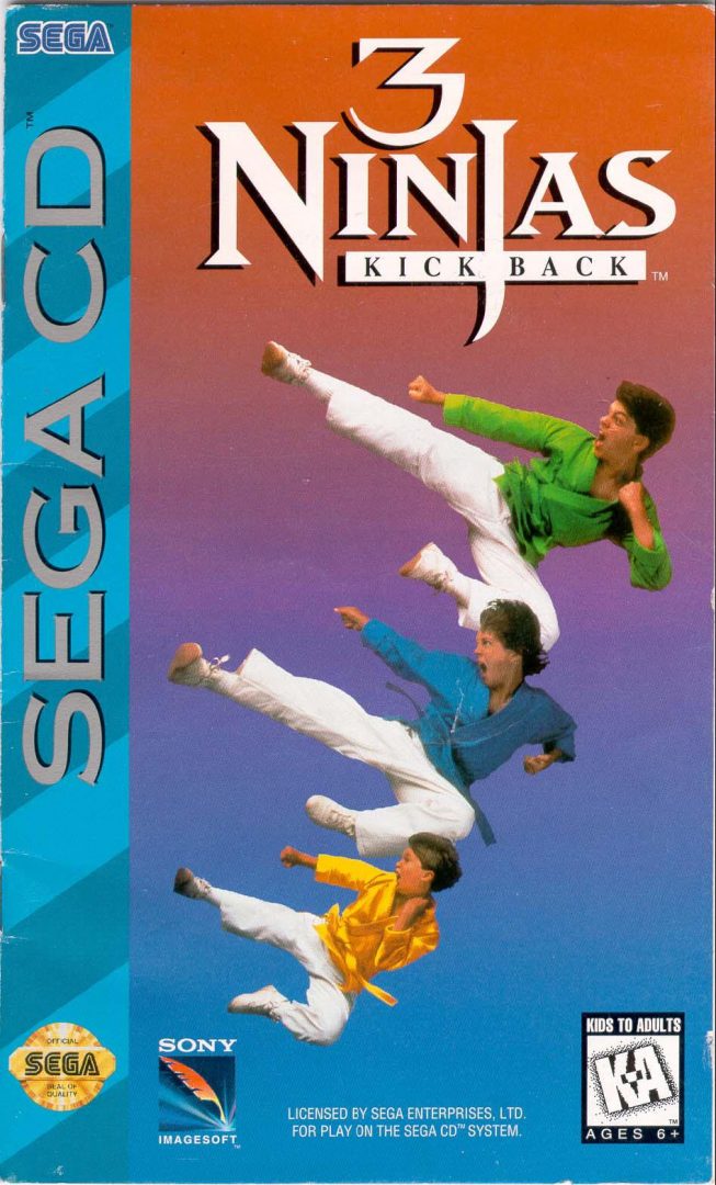 The coverart image of 3 Ninjas Kick Back