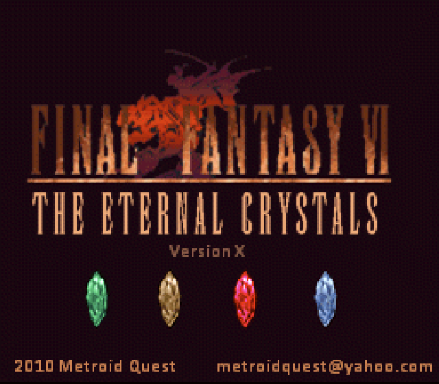 The coverart image of Final Fantasy VI: The Eternal Crystals - Version X (Hack)