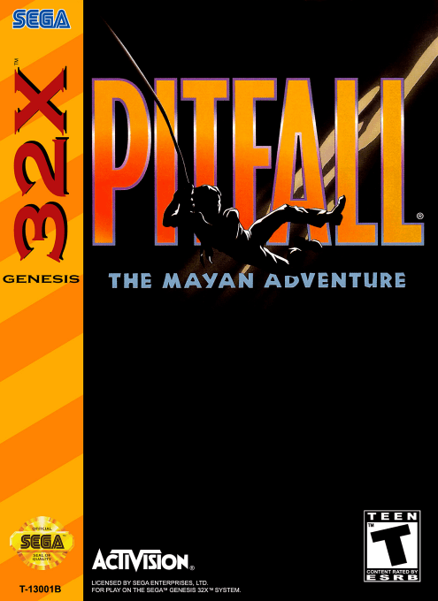 The coverart image of Pitfall: The Mayan Adventure