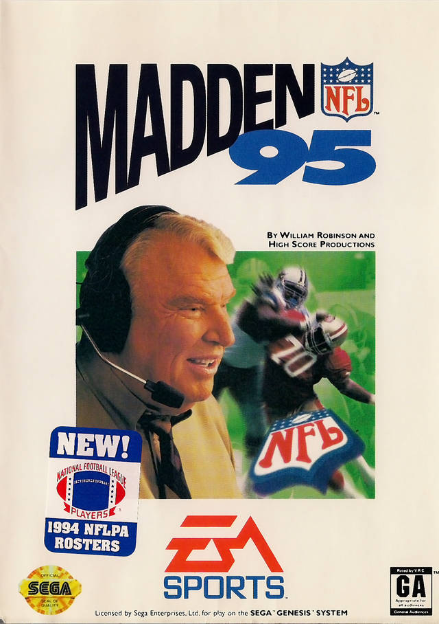 The coverart image of Madden NFL 95