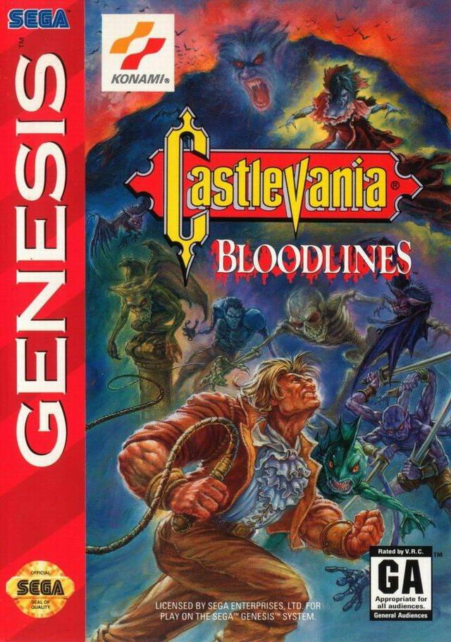 The coverart image of Castlevania: Bloodlines