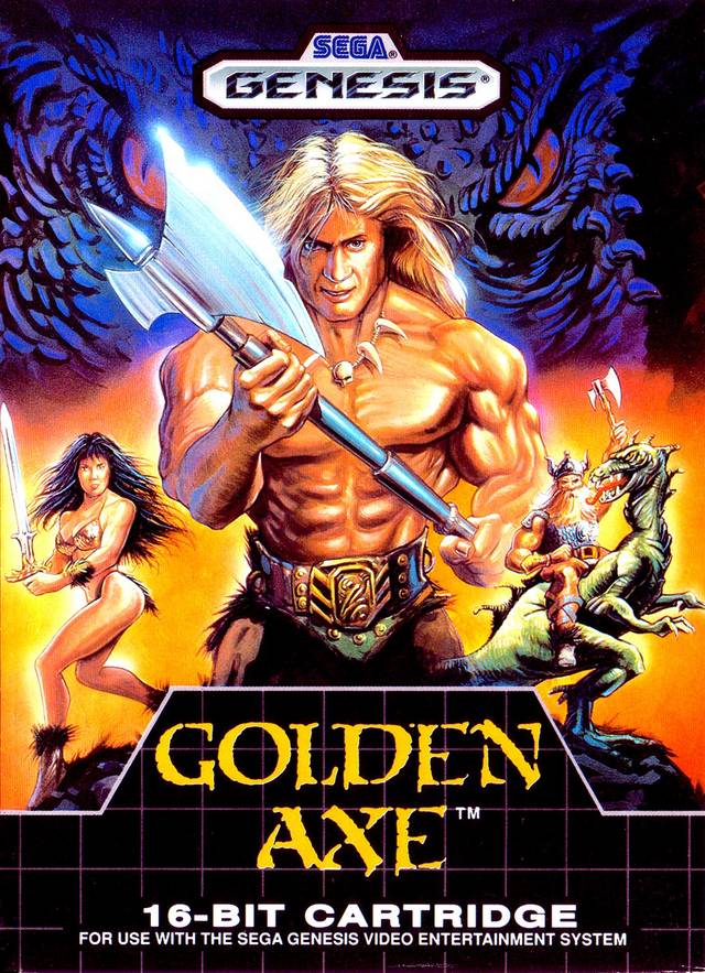 The coverart image of Golden Axe: Arcade Colors