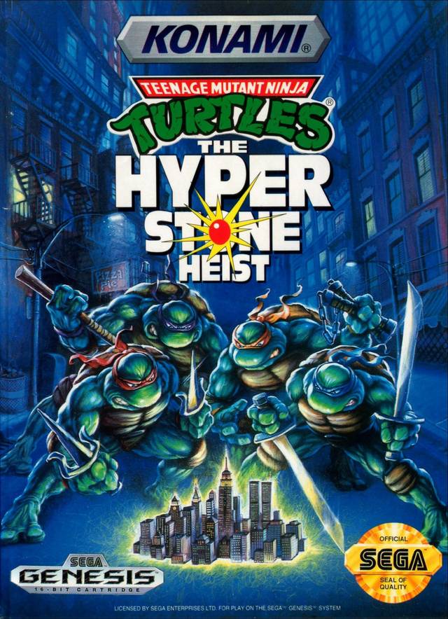 The coverart image of Teenage Mutant Ninja Turtles: The Hyperstone Heist
