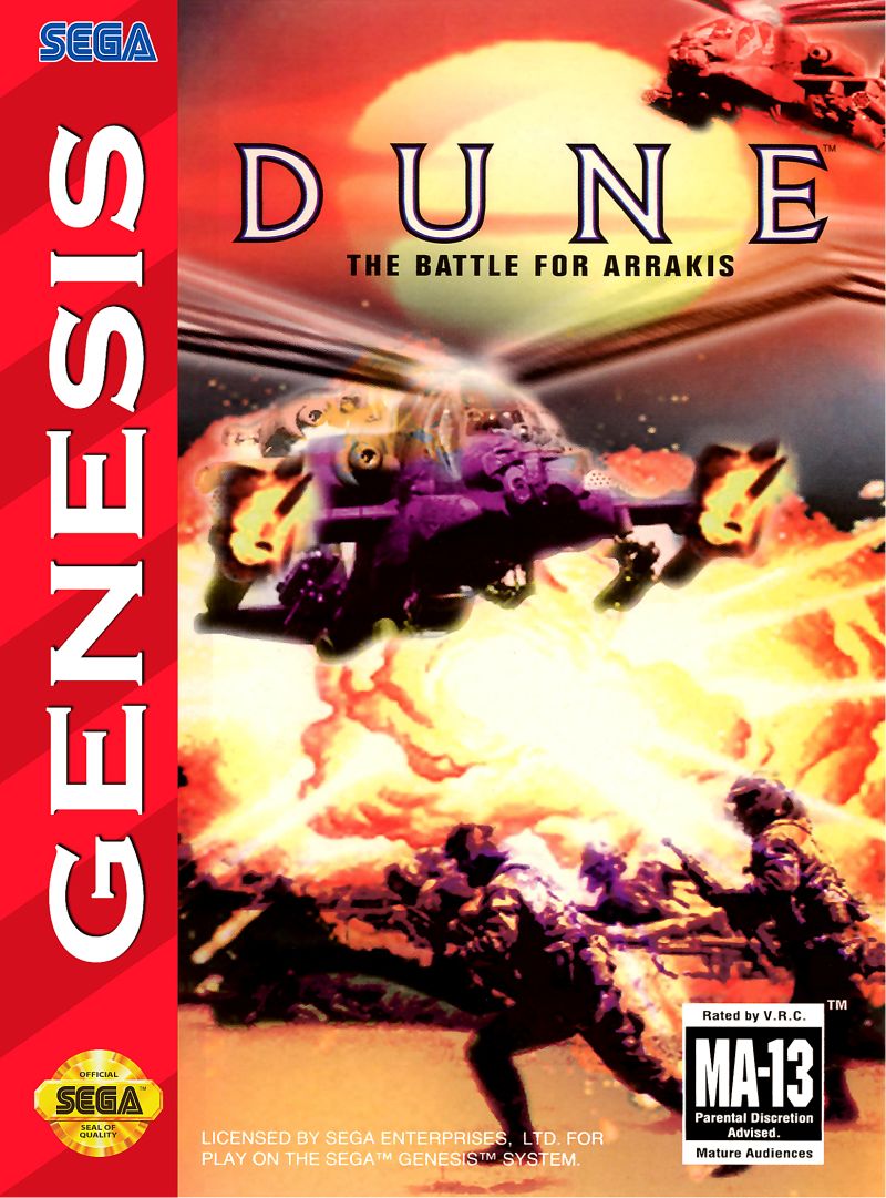 The coverart image of Dune II: The Battle for Arrakis