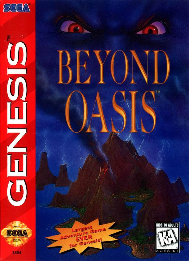 The coverart image of Beyond Oasis: Extended