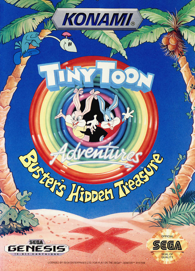 The coverart image of Tiny Toon Adventures: Buster's Hidden Treasure