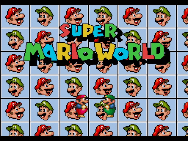 The coverart image of Super Mario World