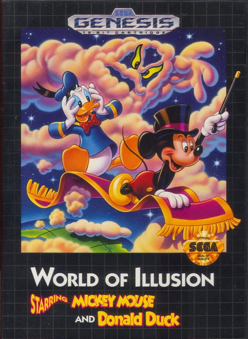 The coverart image of World of Illusion Starring Mickey Mouse and Donald Duck