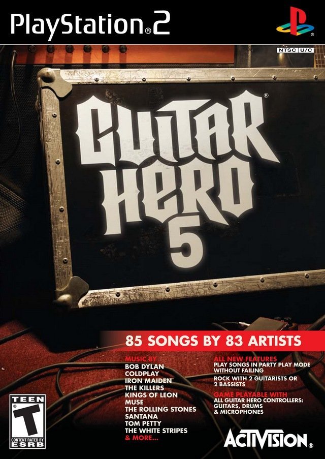The coverart image of Guitar Hero 5