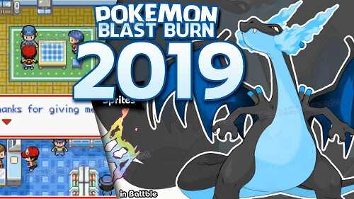 The coverart image of Pokemon Blast Burn 2019 (Hack)