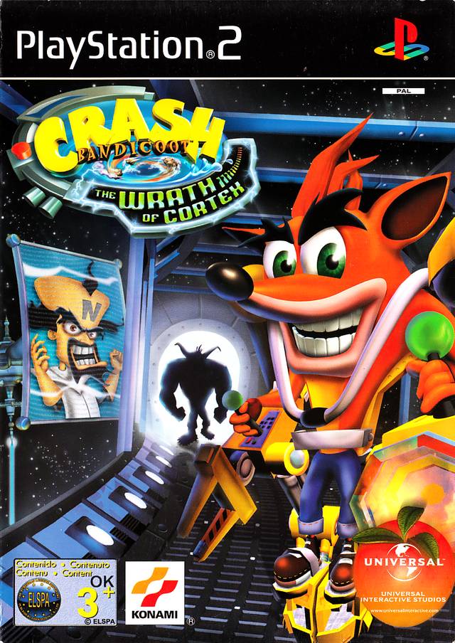 The coverart image of Crash Bandicoot: The Wrath of Cortex