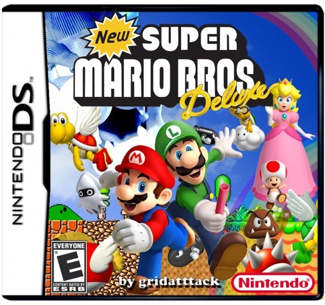 The coverart image of New Super Mario Bros. Deluxe!