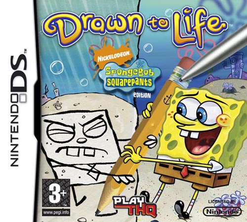 The coverart image of Drawn to Life: SpongeBob SquarePants Edition