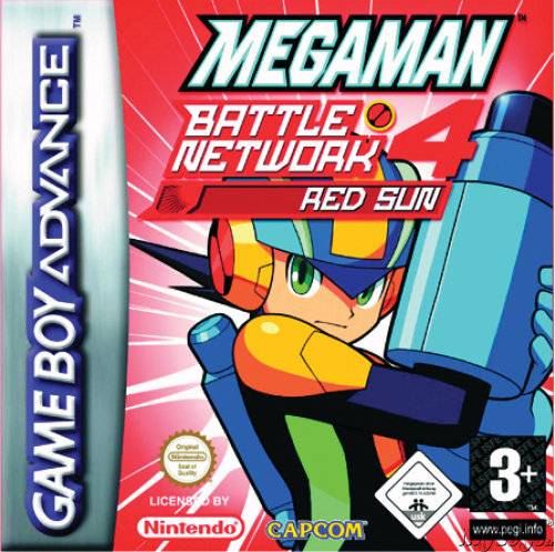 The coverart image of Mega Man Battle Network 4: Red Sun